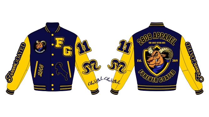 (PRE-ORDER) NAVY/YELLOW LIMITED EDITION FG VARSITY JACKET