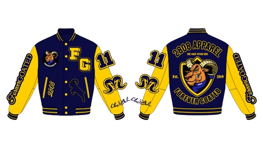 (PRE-ORDER) NAVY/YELLOW LIMITED EDITION FG VARSITY JACKET